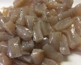 板こんにゃくの炒り煮。作り方2写真
