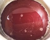 小豆の葛寄せブドウジュース味作り方3写真