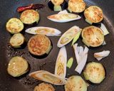 茄子とネギのパスタ〜にんにく油使用作り方4写真