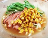 焦がし醤油コーンのひんやり味噌ラーメン作り方4写真