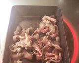 牛肉とキクラゲ、ピーマンの甘辛炒め煮作り方2写真