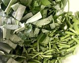 空芯菜と卵の炒めもの作り方3写真