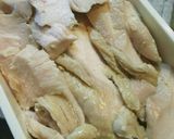 コストコ チャバタ サラダチキン サンド作り方1写真