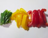 パプリカのてんぷら♪作り方1写真