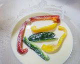パプリカのてんぷら♪作り方3写真
