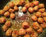 パン粉、小麦粉不要の超簡単ミートボール作り方4写真