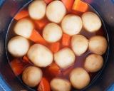里芋の煮っころがし作り方4写真