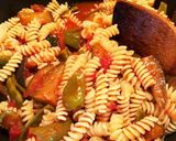 ☆夏野菜のトマトパスタ☆チーズ添え～作り方7写真