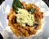 ☆夏野菜のトマトパスタ☆チーズ添え～作り方8写真