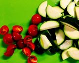 チキンのお野菜バルサミコソース作り方1写真
