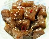 コンニャクの甘辛煮～レンチンで灰汁抜き～作り方8写真