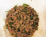 レンジ調理★油不使用の豚そぼろ丼作り方5写真