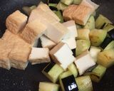 モチモチ厚揚げとジュワーな茄子の中華炒め作り方1写真