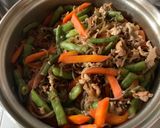 豚肉とインゲンと人参のこっくり炒め煮作り方9写真
