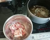 肉入りニラ玉作り方1写真
