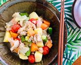 エスニックな彩り野菜の塩肉じゃが作り方6写真