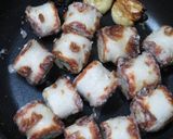 焼きちくわのオクラ&インゲン詰め片栗焼き作り方13写真