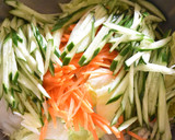 レタスとかつお節の塩だれサラダ作り方1写真