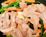 鶏肉とズッキーニ＆ピーマンのしょう油炒め作り方2写真