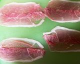 大葉とはりはりネギの肉巻き野菜作り方2写真