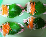 大葉とはりはりネギの肉巻き野菜作り方3写真