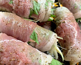 大葉とはりはりネギの肉巻き野菜作り方4写真