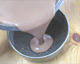 七夕に☆天の川浮かぶチョコムースケーキ作り方8写真