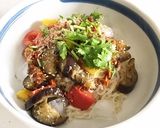 夏野菜とオイルサーディンの冷やしラーメン作り方8写真
