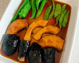 夏野菜の揚げ浸し丼作り方6写真