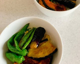 夏野菜の揚げ浸し丼作り方7写真