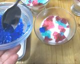 七夕におすすめ☆天の川のクリーム杏仁豆腐作り方12写真
