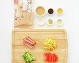 胡麻ドレで！簡単冷やし中華風ビーフン作り方2写真