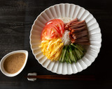 胡麻ドレで！簡単冷やし中華風ビーフン作り方4写真