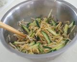 しらす、切干大根、きゅうりの中華風サラダ作り方3写真