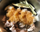 冷しゃぶとトロトロ蒸し茄子のおろし和え作り方6写真