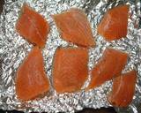 *お弁当に魚･３*　鮭のパン粉焼き作り方1写真