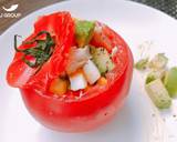 トースターだけ！夏野菜のトマトファルシ作り方10写真