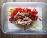 ｍレンジで！カッテージとツナトマトパスタ作り方3写真
