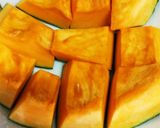 茗荷とかぼちゃのさっぱり煮♪冷えても美味作り方1写真