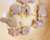 柔らか豚ヒレ肉のヘルシー卵とじ作り方2写真