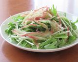 豚しゃぶと水菜とみょうがと三つ葉作り方4写真