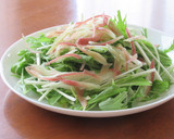 豚しゃぶと水菜とみょうがと三つ葉作り方4写真