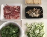 簡単☆チンゲン菜と厚揚げ激うま炒め作り方1写真