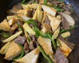 【ピーマン】牛肉オイスター炒め【厚揚げ】作り方8写真