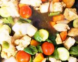 夏野菜胸肉の砂糖を使わない照り焼き作り方15写真