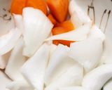 チーズイン磯部いももちと夏野菜塩ダレ炒め作り方3写真