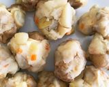 チーズイン磯部いももちと夏野菜塩ダレ炒め作り方13写真