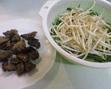 焼き鶏レバニラ（レンジ）作り方2写真