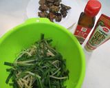 焼き鶏レバニラ（レンジ）作り方3写真