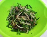 焼き鶏レバニラ（レンジ）作り方4写真